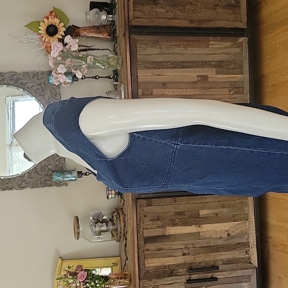 Free People Lia Denim Mini Dress - Picture 7 of 15
